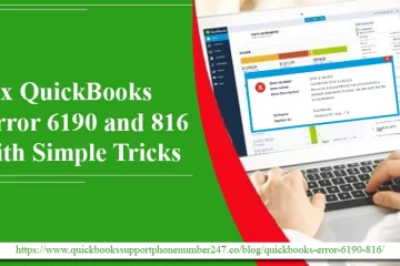 QuickBooks Error 6190 and 816