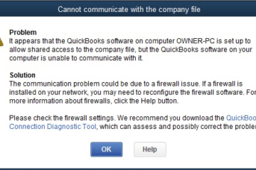 Company File Is Missing or Cannot Be Found in QuickBooks