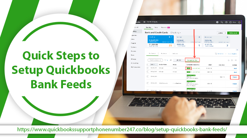 Quick Steps to Setup Quickbooks Bank Feeds