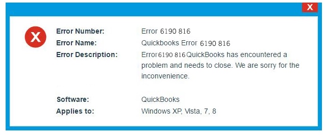 error 6190 816 quickBooks