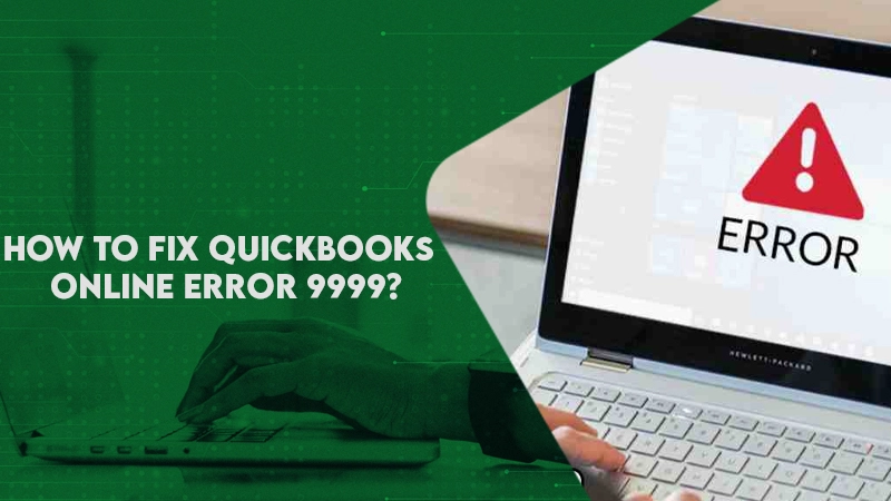 QuickBooks Online Error 9999 banner