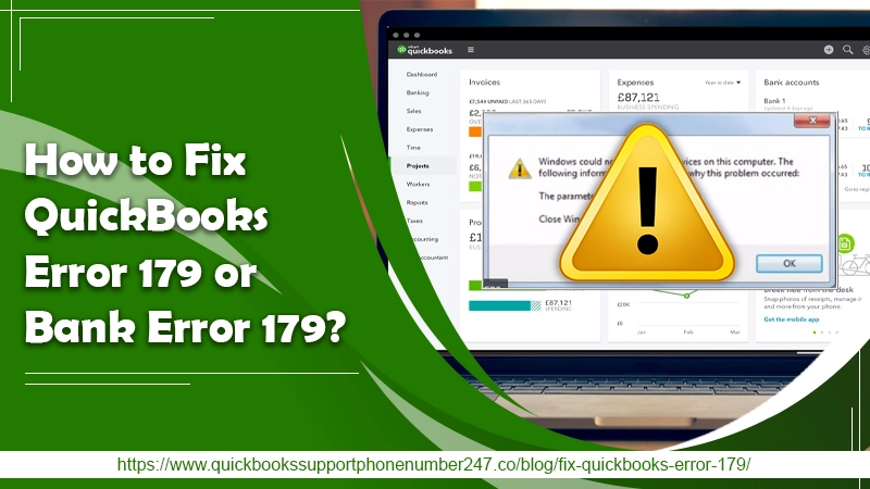 Fix QuickBooks Error 179 banner