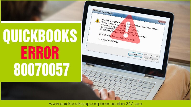 QuickBooks Error 80070057