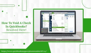 How to void a check in quickbooks